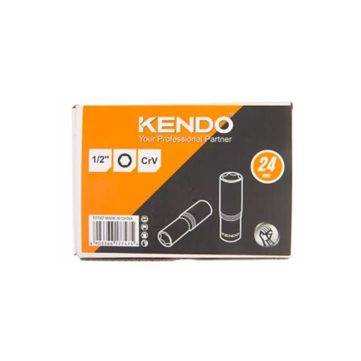 KENDO 1/2" Dr. 6PT Deep Socket