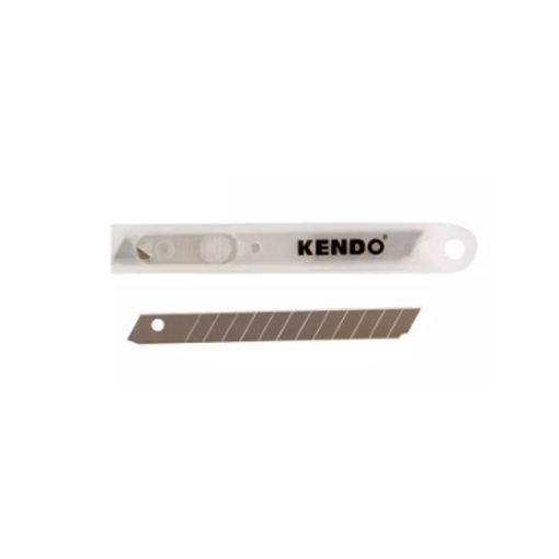 KENDO 10Pc Metal Snap-Off Knife Blades For Cutting - Image 2