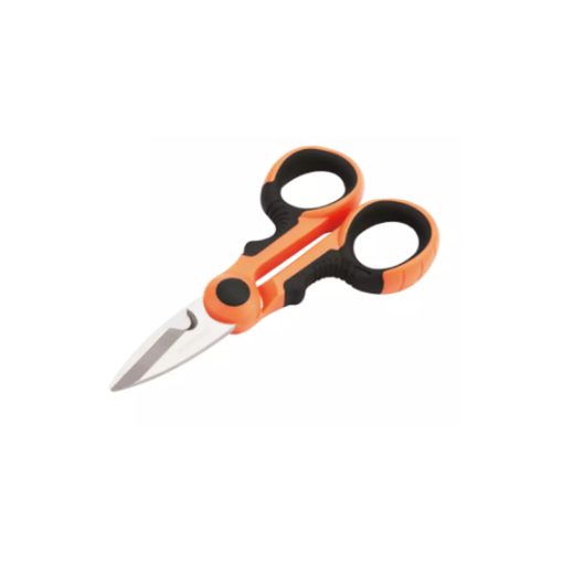 KENDO Electrician' Scissors With Cutting Notch For Cut Electric Wire