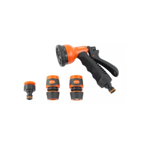 KENDO 4pcs 8-pattern plastic spray gun set - Image 2