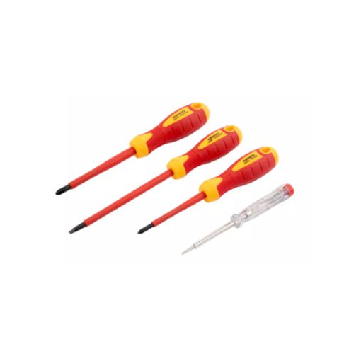 Kendo 4pc VDE Screwdriver Set