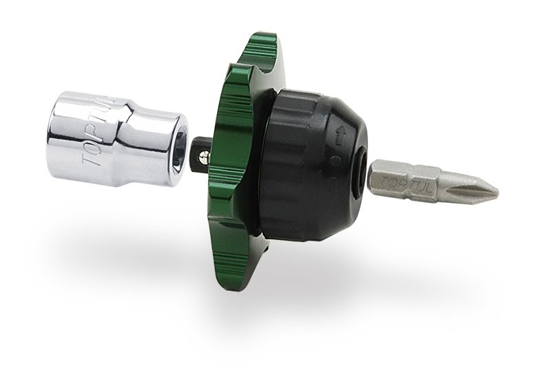 TOPTUL-Finger-Ratchet-Bit-Driver-CAUA0808 TOPTUL 1/4″ Drive Finger Ratchet & Bit Driver