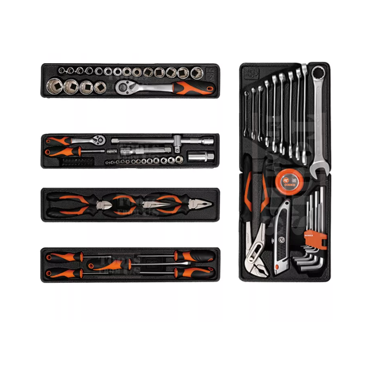 KENDO - 88pcs 5 Tray Cantilever Tool Chest Set - KD-90202 KENDO 88pcs 5 Tray Cantilever Tool Chest Set