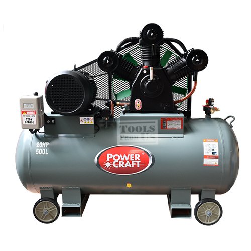 POWER CRAFT - AIRCOMPRESSOR 20 HP - PAC200500 POWERCRAFT Air Compressor 20 HP -3 Phase – Belt Driven