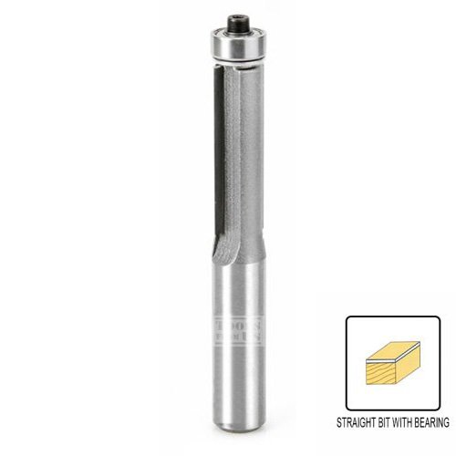 POWER CRAFT-STRAIGHT BIT - WITH BEARING POWER CRAFT Router Straight Bit with Bearing