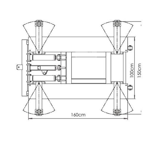 TOPLYF - MID RISE SCISSOR LIFT -TL-B30M TOPLYFT Moveable Midrise Scissor Lift 3.0 Tons