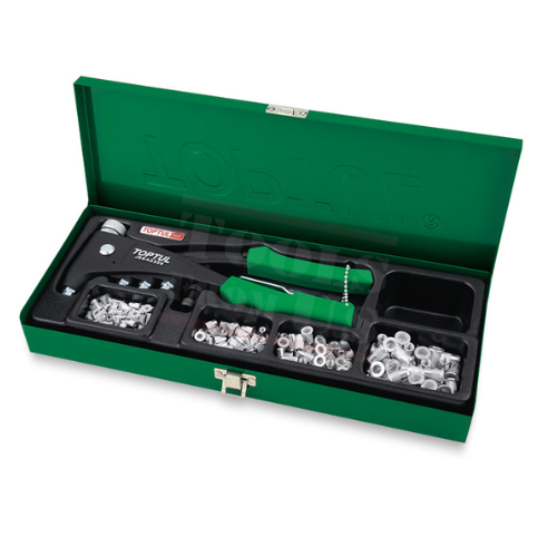 TOPTUL -121PCS Industrial Hand Nut Riveter Set - GAAD0102 TOPTUL 121PCS Industrial Hand Nut Riveter Set