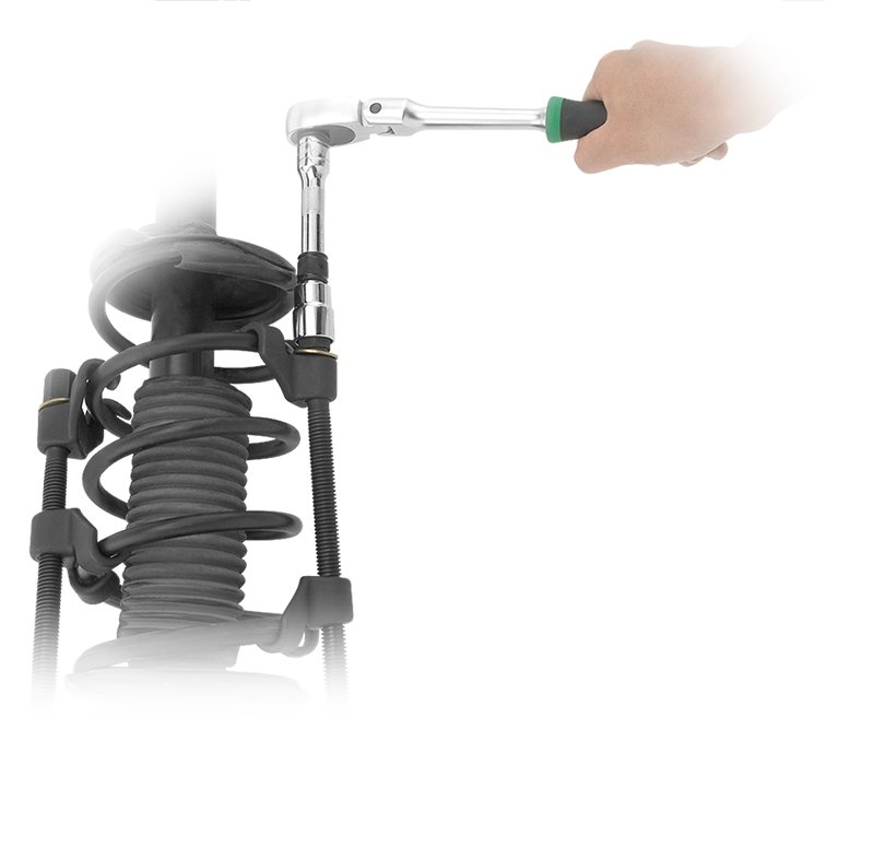 TOPTUL - 2PCS Coil Spring Compressor Set -JEAC0127 TOPTUL 2PCS Coil Spring Compressor Set