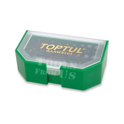 TOPTUL - 31PCS Screwdriver Bit Set - GAAW3101 TOPTUL 31PCS Screwdriver Bit Set