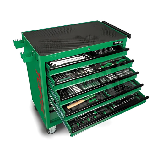TOPTUL -360PCS W8-Drawer Jumbo Tool Trolley - GT-36001 TOPTUL 360PCS W/8-Drawer Jumbo Tool Trolley