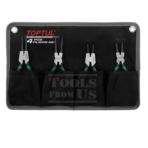 TOPTUL - 4 PCS RETAINING PLIERS - GPAQ0401 TOPTUL 4PCS Retaining Ring Pliers Set