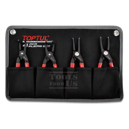 TOPTUL - 4 PCS RETAINING PLIERS SET - GPAQ0402 TOPTUL 4PCS Retaining Ring Pliers Set