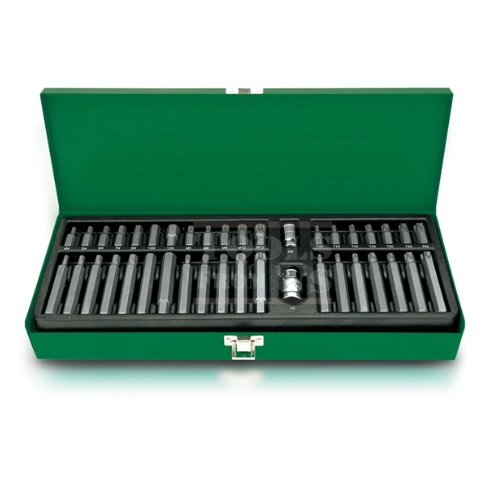 TOPTUL - 40 PCS BIT SET - GAAD4002 TOPTUL 40PCS 3/8″ & 1/2″ Drive Bit Set