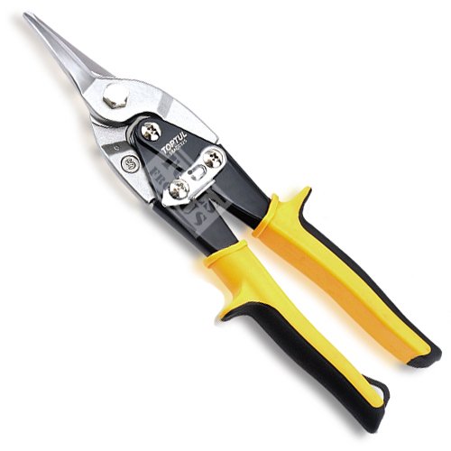 TOPTUL - AVIATION TIN SNIP STRAIGHT UT - SBAC0325 TOPTUL Aviation Tin Snip Straight Cut