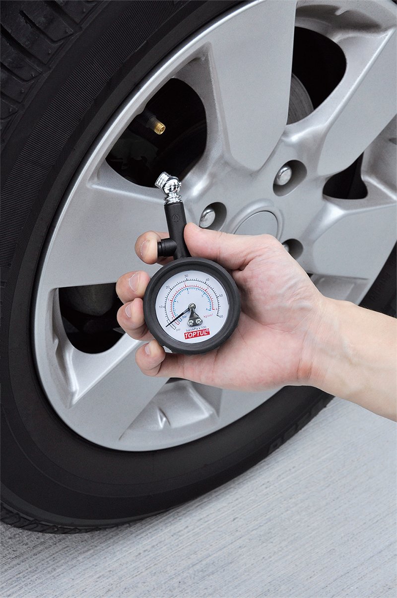 TOPTUL Economy Handy Series Tire Pressure Gauge JEAP060A TOPTUL Economy Handy Series Tire Pressure Gauge