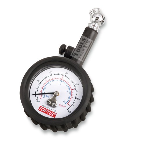 TOPTUL - Economy Handy Series Tire Pressure Gauge - JEAP060A TOPTUL Economy Handy Series Tire Pressure Gauge