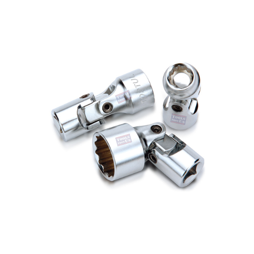 TOPTUL - Flexible Universal Socket Rail Set - BAAL TOPTUL 10PCS 3/8″ Drive Flexible Universal Socket Rail Set 12PT