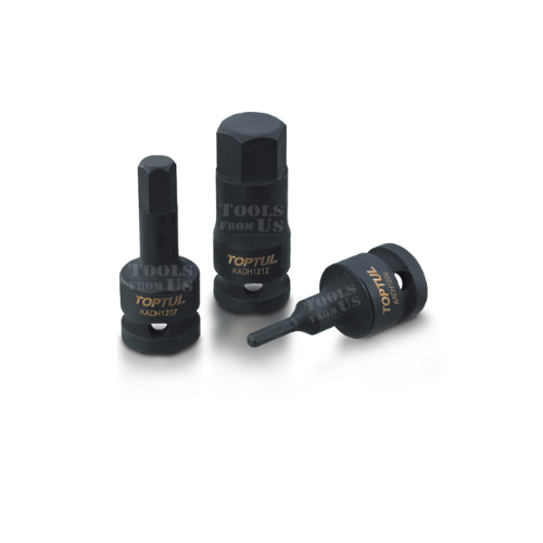 TOPTUL HEX BIT SOCKET KADH TOPTUL 7PCS 1/2″ Drive Hex Bit Impact Socket Set