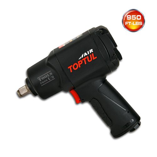 TOPTUL - Super Duty Air Impact Wrench (Max. Torque 950 Ft-Lb) - KSAC1680 TOPTUL 1/2″ DR. Super Duty Air Impact Wrench
