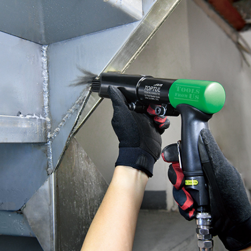 TOPTUL - TOPTUL Air Pistol Grip Needle Scaler - KAHB3718 TOPTUL Air Pistol Grip Needle Scaler