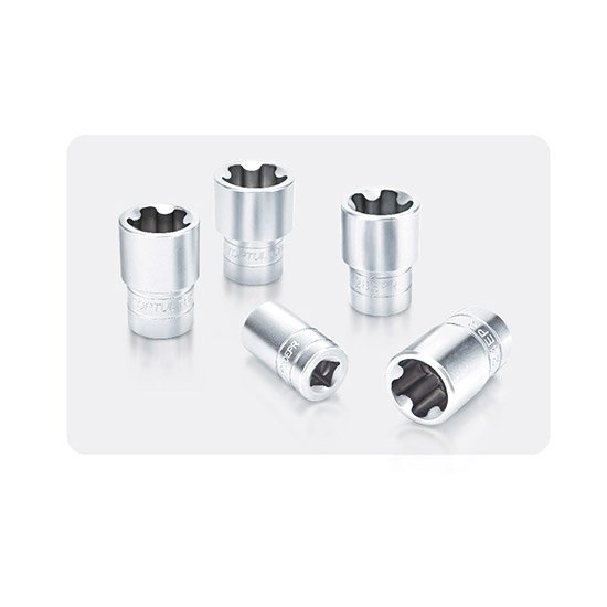 TOPTUL - Torx Plus® EPR Socket Set - GABF1601 TOPTUL 16PCS 1/4″, 3/8″ & 1/2″ DR. Torx Plus® EPR Socket Set